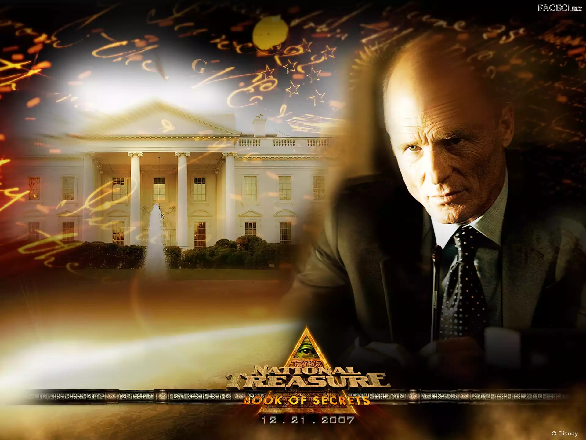 Ed Harris, dom, National Treasure 2 - The Book Of Secrets, biały